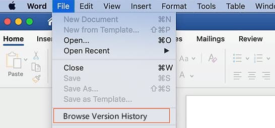 Microsoft Word Backup Files Mac